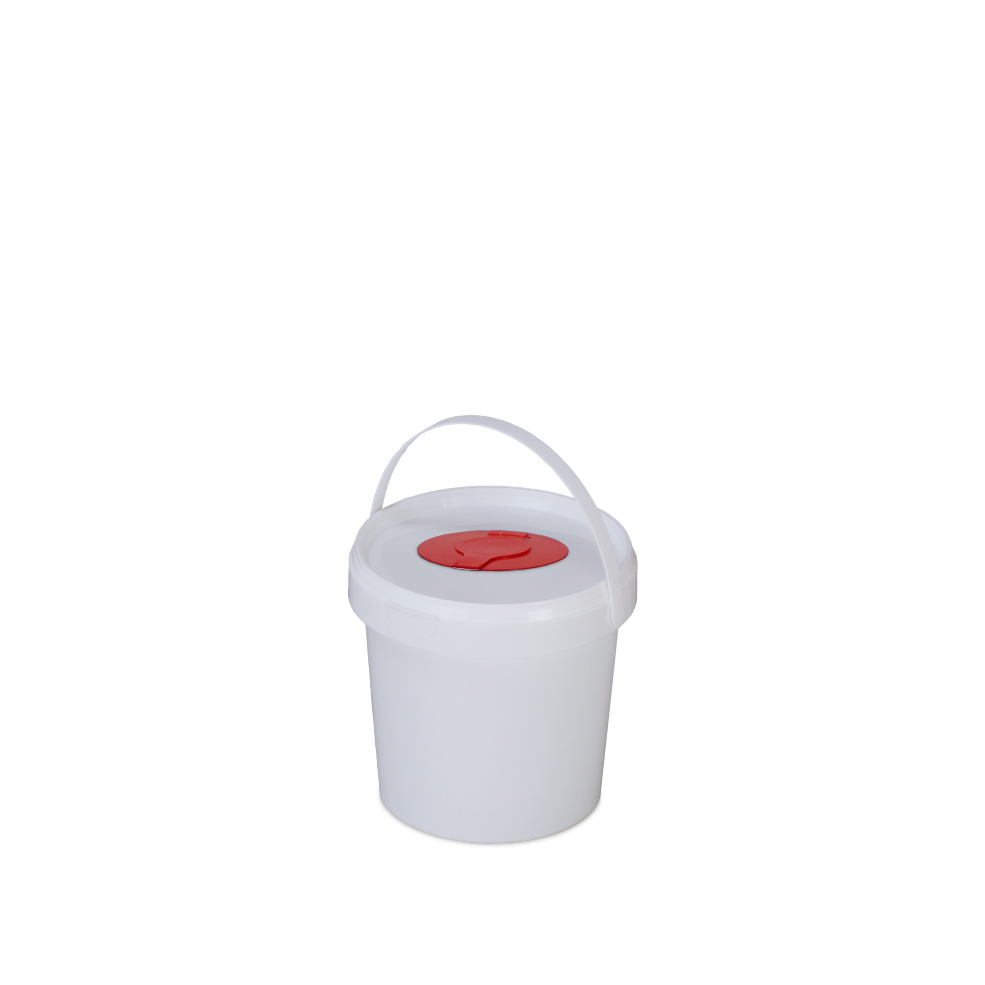 IPL Industrial Series 1 Gallon Round Plastic Container with Handle